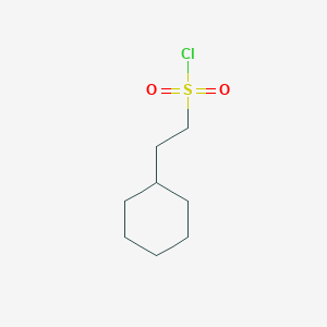 molecular formula C8H15ClO2S B3383554 2-cyclohexylethane-1-sulfonyl chloride CAS No. 4379-00-4
