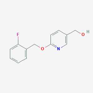 {6-[(2-Fluorophenyl)methoxy]pyridin-3-yl}methanol