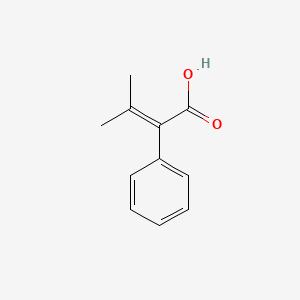3-Methyl-2-phenylbut-2-enoic acid