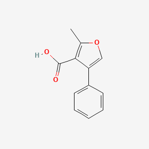 molecular formula C12H10O3 B3383603 2-Methyl-4-phenylfuran-3-carboxylic acid CAS No. 4414-47-5