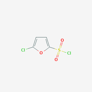 molecular formula C4H2Cl2O3S B3383610 5-Chlorofuran-2-sulfonyl chloride CAS No. 443990-97-4
