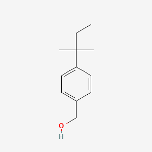 molecular formula C12H18O B3383630 [4-(2-Methylbutan-2-yl)phenyl]methanol CAS No. 444921-39-5