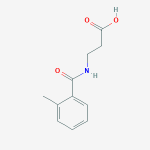 3-[(2-methylbenzoyl)amino]propanoic Acid