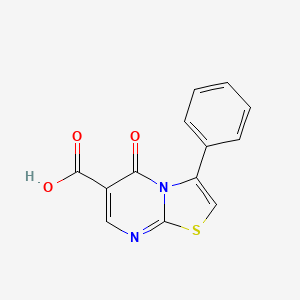 5-oxo-3-phenyl-5H-[1,3]thiazolo[3,2-a]pyrimidine-6-carboxylic acid