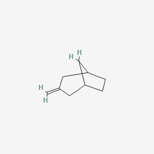 molecular formula C9H14 B3383778 3-Methylidenebicyclo[3.2.1]octane CAS No. 4877-39-8