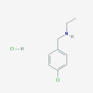 molecular formula C9H13Cl2N B033838 N-(4-chlorobenzyl)ethanamine hydrochloride CAS No. 102236-18-0