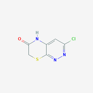 molecular formula C6H4ClN3OS B3383801 3-chloro-5H-pyridazino[3,4-b][1,4]thiazin-6(7H)-one CAS No. 495415-02-6