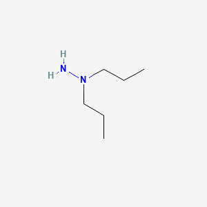 molecular formula C6H16N2 B3383823 1,1-Dipropylhydrazine CAS No. 4986-50-9