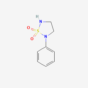molecular formula C8H10N2O2S B3383851 2-Phenyl-1,2,5-thiadiazolidine 1,1-dioxide CAS No. 503310-73-4