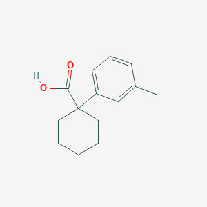 molecular formula C14H18O2 B3383965 1-(3-Methylphenyl)cyclohexane-1-carboxylic acid CAS No. 51275-30-0