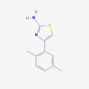 molecular formula C11H12N2S B033841 4-(2,5-Dimethylphenyl)-1,3-thiazol-2-amine CAS No. 101967-39-9