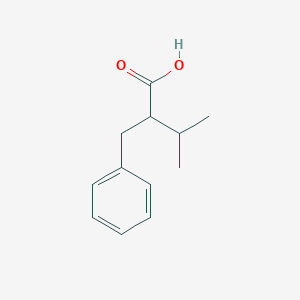molecular formula C12H16O2 B3384217 2-Benzyl-3-methylbutanoic acid CAS No. 53483-11-7