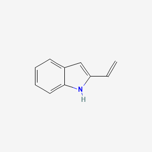 molecular formula C10H9N B3384233 2-ethenyl-1H-indole CAS No. 53654-35-6