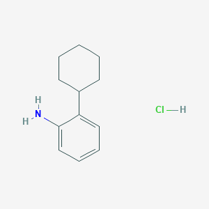 B3384279 2-Cyclohexylaniline hydrochloride CAS No. 5400-91-9