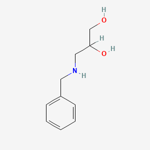 molecular formula C10H15NO2 B3384299 3-(Benzylamino)propane-1,2-diol CAS No. 54127-58-1