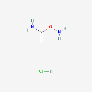 molecular formula C2H7ClN2O2 B3384364 Aminooxyacetamide hydrochloride CAS No. 54488-65-2