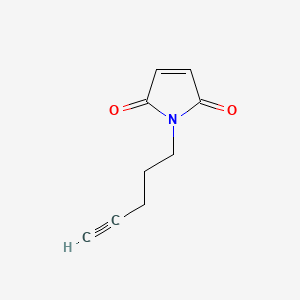 molecular formula C9H9NO2 B3384411 1-(pent-4-yn-1-yl)-2,5-dihydro-1H-pyrrole-2,5-dione CAS No. 548777-18-0