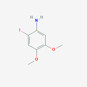 B3384426 2-Iodo-4,5-dimethoxyaniline CAS No. 550372-54-8