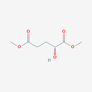 molecular formula C7H12O5 B3384428 Dimethyl (2R)-2-hydroxypentanedioate CAS No. 55094-98-9