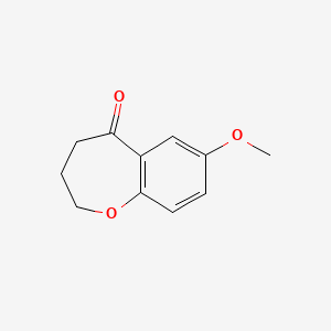 B3384518 7-Methoxy-2,3,4,5-tetrahydro-1-benzoxepin-5-one CAS No. 55580-00-2