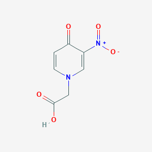 molecular formula C7H6N2O5 B3384567 2-(3-Nitro-4-oxo-1,4-dihydropyridin-1-yl)acetic acid CAS No. 56187-56-5