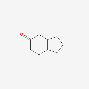 molecular formula C9H14O B3384728 Octahydro-5H-inden-5-one CAS No. 5686-84-0