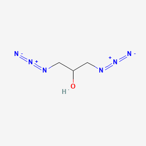 molecular formula C3H6N6O B3384753 1,3-Diazido-2-propanol CAS No. 57011-48-0