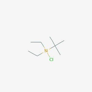 molecular formula C8H19ClSi B033848 Tert-butyl(chloro)diethylsilane CAS No. 107149-55-3
