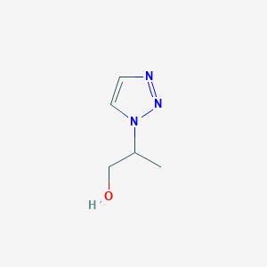 molecular formula C5H9N3O B3384838 2-(1h-1,2,3-Triazol-1-yl)propan-1-ol CAS No. 577780-25-7