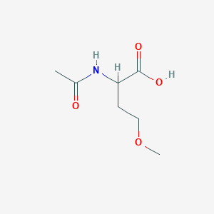 molecular formula C7H13NO4 B3384849 2-Acetamido-4-methoxybutanoic acid CAS No. 57906-57-7