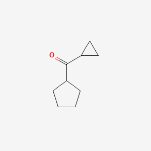 molecular formula C9H14O B3384915 cyclopentyl(cyclopropyl)methanone CAS No. 58774-11-1
