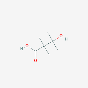 molecular formula C7H14O3 B3384968 3-Hydroxy-2,2,3-trimethylbutanoic acid CAS No. 594-88-7