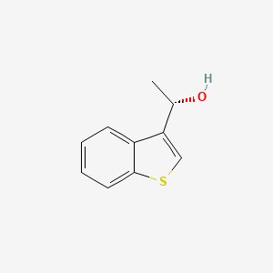 molecular formula C10H10OS B3384995 (1S)-1-(1-benzothiophen-3-yl)ethan-1-ol CAS No. 597553-11-2