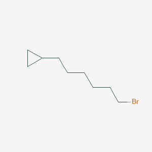 molecular formula C9H17B B3385144 (6-Bromohexyl)cyclopropane CAS No. 61350-88-7