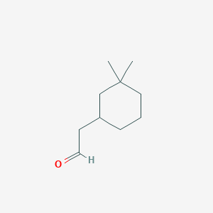 molecular formula C10H18O B3385152 (3,3-DIMETHYLCYCLOHEXYL)ACETALDEHYDE CAS No. 61382-53-4
