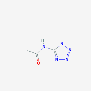 molecular formula C4H7N5O B3385182 N-(1-methyltetrazol-5-yl)acetamide CAS No. 6154-02-5