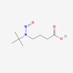Butanoic acid, 4-((1,1-dimethylethyl)nitrosoamino)-