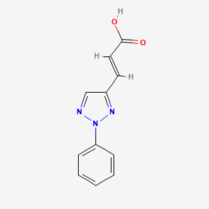 3-(2-phenyl-2H-1,2,3-triazol-4-yl)acrylic acid