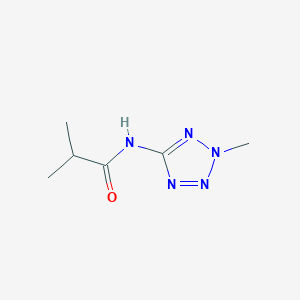 Propanamide, 2-methyl-N-(2-methyl-2H-tetrazol-5-yl)-