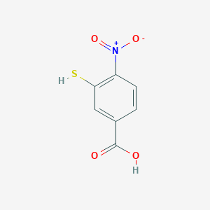 molecular formula C7H5NO4S B3385314 4-Nitro-3-sulfanylbenzoic acid CAS No. 62486-43-5