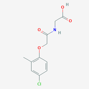 2-[[2-(4-Chloro-2-methylphenoxy)acetyl]amino]acetic acid