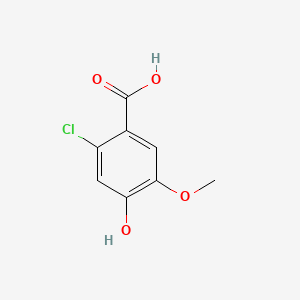2-Chloro-4-hydroxy-5-methoxybenzoic acid
