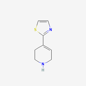4-(1,3-Thiazol-2-yl)-1,2,3,6-tetrahydropyridine