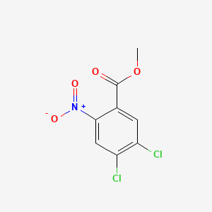 molecular formula C8H5Cl2NO4 B3385405 Methyl 4,5-dichloro-2-nitrobenzoate CAS No. 63105-52-2