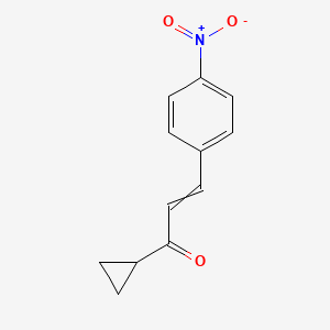 B3385435 2-Propen-1-one, 1-cyclopropyl-3-(4-nitrophenyl)-, (E)- CAS No. 63261-42-7