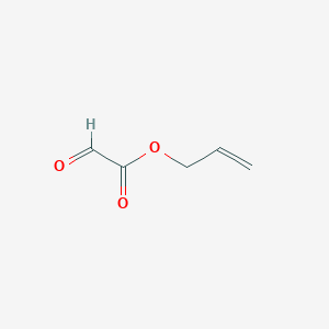 molecular formula C5H6O3 B3385566 Prop-2-enyl 2-oxoacetate CAS No. 64370-42-9
