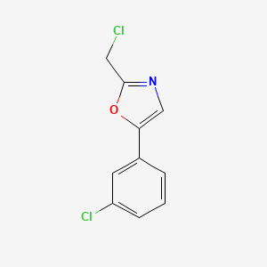 2-(Chloromethyl)-5-(3-chlorophenyl)-1,3-oxazole