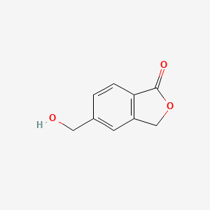 molecular formula C9H8O3 B3385656 5-(Hydroxymethyl)isobenzofuran-1(3H)-one CAS No. 65006-89-5