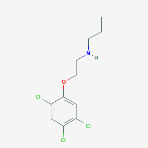 N-(2-(2,4,5-trichlorophenoxy)ethyl)propan-1-amine