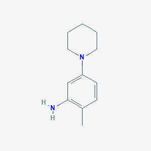 2-Methyl-5-(piperidin-1-yl)aniline